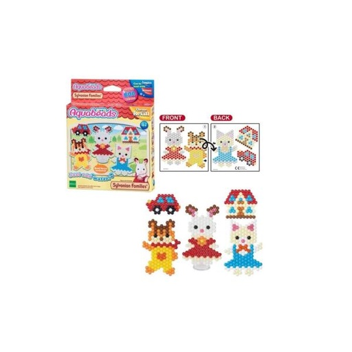 [EH31068] Familias Sylvanian Cuentas Perlas de Agua Aquabeads 4a+ ( Ternurines )