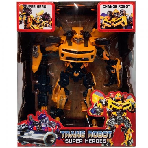 [WW4070] TransRobot de Lujo Súper Heroes 2en1 Amarillo 3a+(421072)