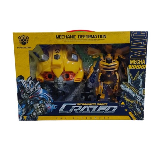 [WW4091] Robot Interchange con Máscara Azul y Amarillo 5a+(421027)