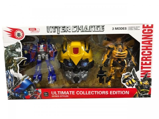 [WW4117] Set de 2 Robots con Máscara Interchange 5a+(424615)