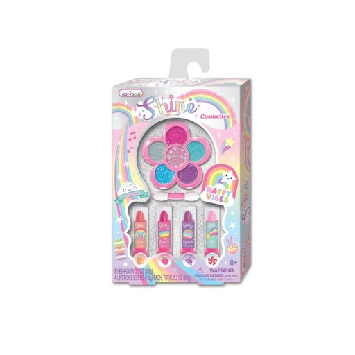 [HF093RB] Set de Cosmeticos Brillantes Arcoiris 8a+
