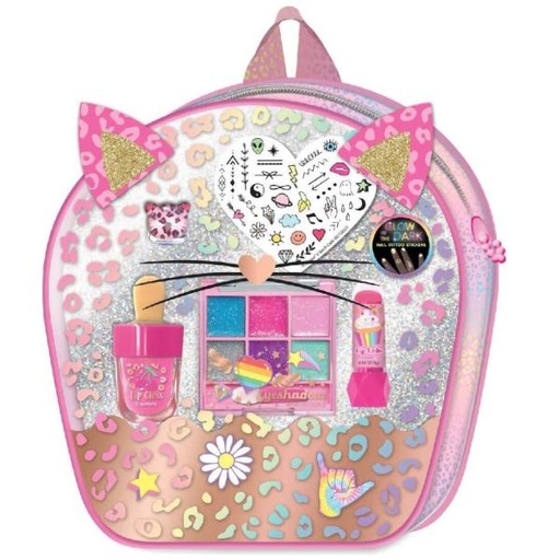 [HF140LP] Set de Uñas Y Maquillaje de Leopardo 8a+