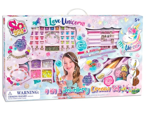 [TA06083] Set de Joyería Unicornio 4en1 5a+