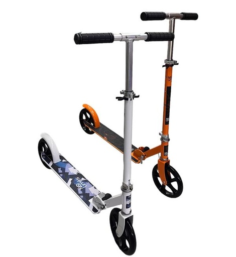 [YXWS106H] Scooter de Aluminio en Color Blanco, Anaranjado y Negro 3a+ Máx100Kg  (447645)