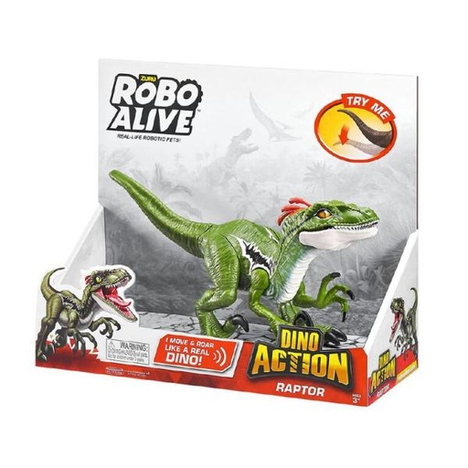 [ZU7172] Robo-Alive Dino Action Raptor 3a+