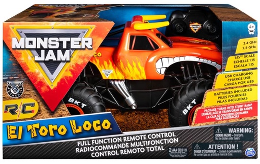 [BT6060517] Monster Jam Carro R/C 1:64 Toro Loco 4a+