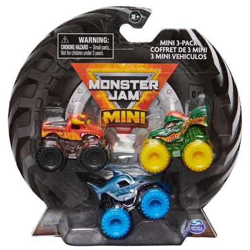 [BT6063867] Monster Jam Mini Vehículos Pack de 3 3a+