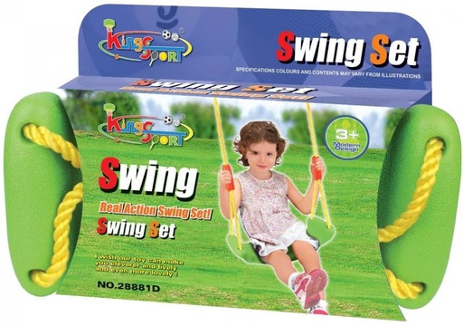 [KG28881D] Hamaca en Forma de Tablita Color Verde 3a+