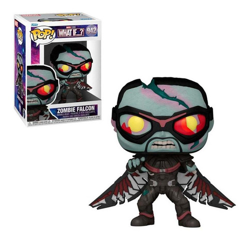 [FK57377] Figura Funko Pop! Marvel What If (942) Zombie Falcon 3a+