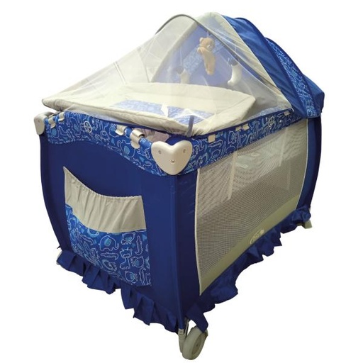 [AC211029038] Baby Basics Encierro Space Cambiadorcon Toldo Azul 0m+