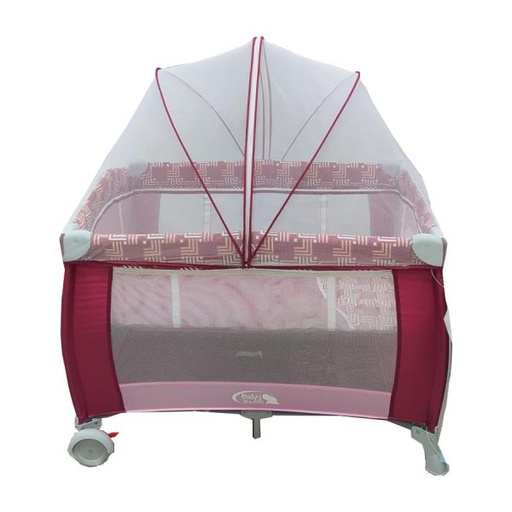 [AC211029207] Baby Basics Encierro Serpentina con Mosquitero Fusia 0m+