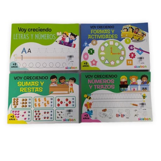 [ES9060] Libros Colección Voy Creciendo 3a+ ( Surtido de 4 Se Venden por separado )