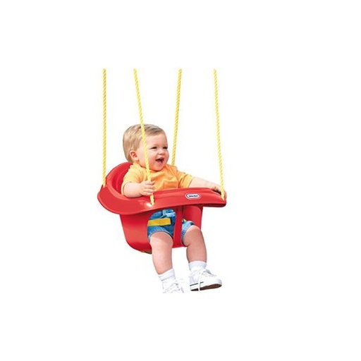 [LT637247] Columpio de Respaldo Alto Rojo para Niños Pequeños 936M