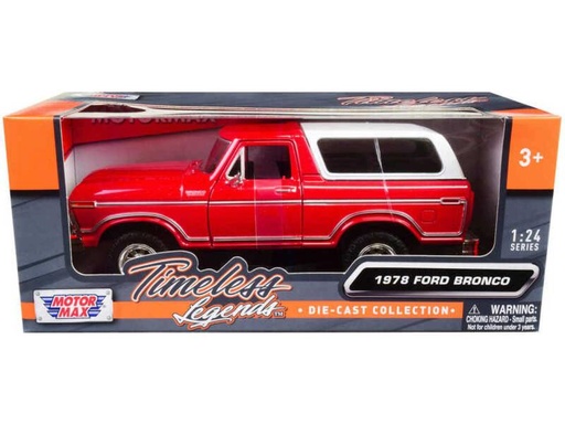 [MX79373] Carro 1:24 Ford Bronco 1978 Celeste 3a+