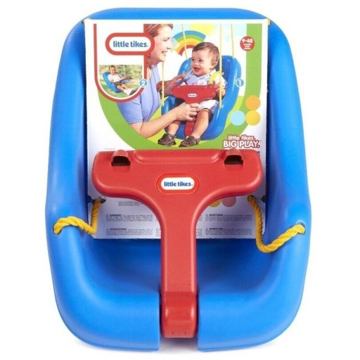 [LT617973] Columpio con Respaldo Alto Azul para Niños Pequeños 9-36M