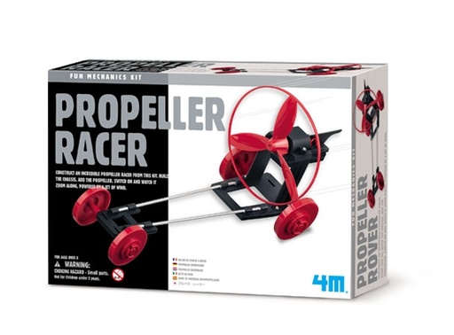 [4M3277] Crea Tu Coche de Carreras Aeropropulsado 8a+