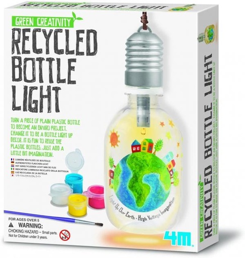 [4M4581] Luz de Botella Reciclada Creatividad