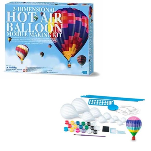 [4M5523] Set Para Crear Movil de Globos de Aire 7a+