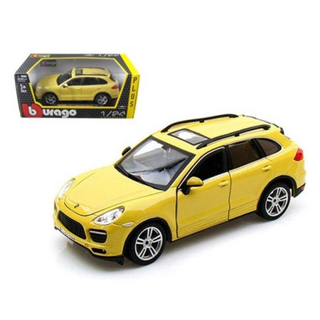 [MB1821056] Carro Porsche Cayenne Turbo Amarillo Esc:1:24 3a (210565)