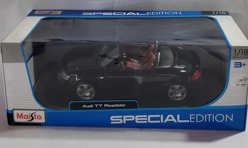 [MB31878] Carro Escala 1:18 Audi TT Roadster Negro 3a+