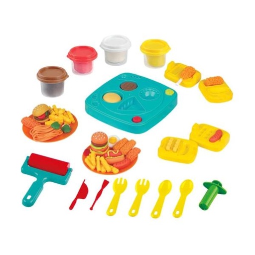 [PG8374] Plasticina p/Armar con Figuras y moldes 3a+