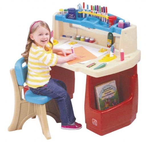 [ST7025] Escritorio de Arte de Lujo con Silla 3A+