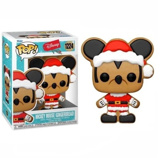 [FK64329] Figura Funko Pop! Disney (1224) Santa Mickey(Gingerbread) 3a+