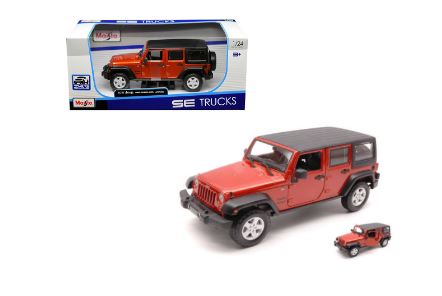 [MB31268] Carro 1:24 2015 Jeep® Wrangler Unlimited Verde 3a+