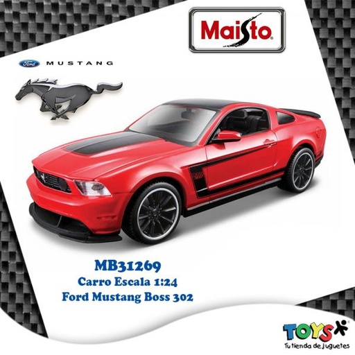[MB31269] Carro Escala 1:24 Ford Mustang 302 3a+