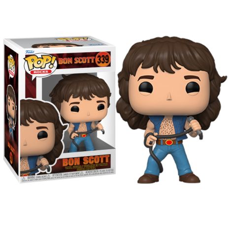 [FK72564] Figura Funko Pop! Rocks (339) Bon Scott 3a+