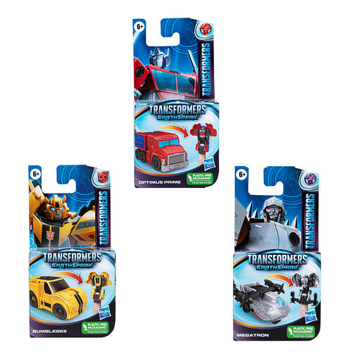 [HBF6228] Figuras Mini Transformers EarthSpark 6a+ / Surtido de 3 / Se Venden por Separado