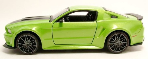 [MB31506] Carro 1:24 Ford Mustang Street Racer Verde 3a+
