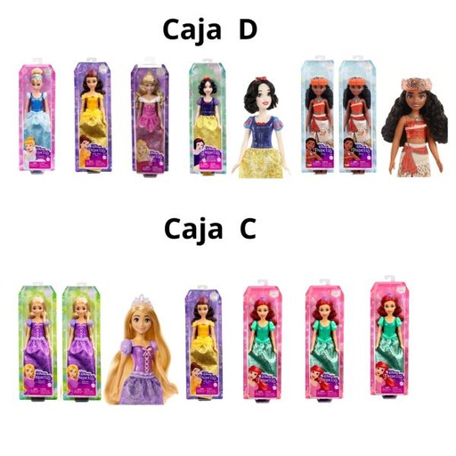 [MTHLW02] Muñecas Princesas Disney Surt/6 (Se venden por separado)