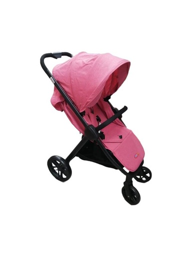 [FDAHN007RN] Baby Basics Coche para Bebé Rosado con Negro 15KG Max