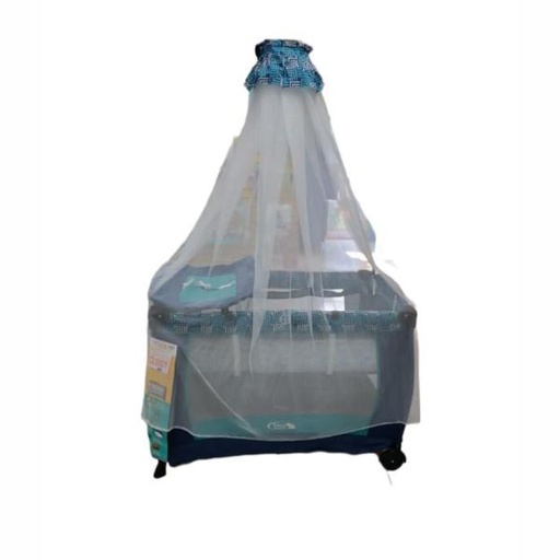 [AC211029306] Encierro Space Cambiador/Toldo Azul C/ Turquesa  0m+