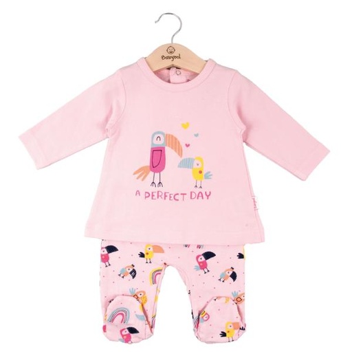 [BBL1300053M] Conjunto de 2 Piezas en Caja Color Rosado Niña 3m (608023)