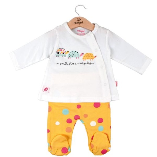 [BBL1300073M] Conjunto de 2 Piezas en Caja Color Amarillo Niña 3m (608085)