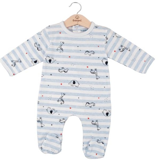 [BBL1300556M] Pijama Manga Larga en Caja de Animales de la Selva 6m (608979)