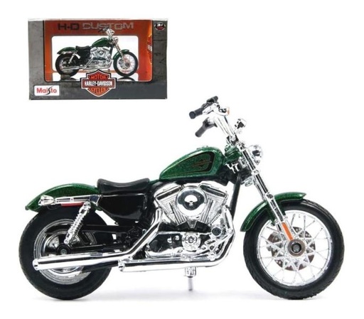 [MB32320] Moto 1:12 Harley Davidson HD Custom 8a+