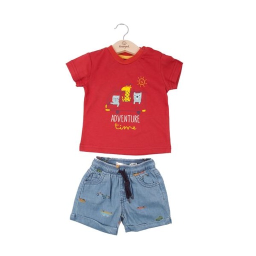 [BBL13267412M] Conjunto de 2 Piezas Timpo de Aventura Niño 12m (626034)