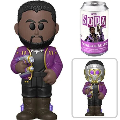 [FK68840] Figura Funko Soda Marvel What If… ? T`Challa StarLord 3a+