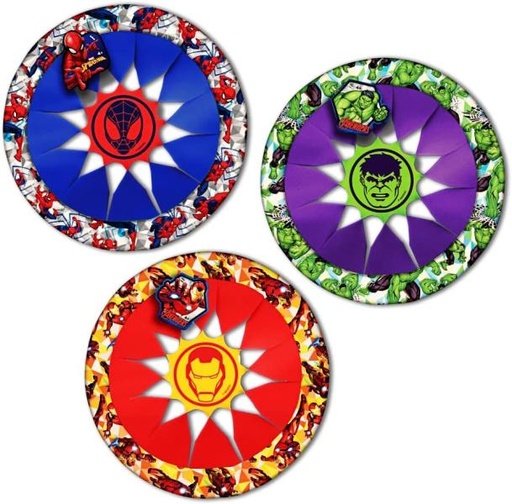 [JU6827] Disco Volador Aquatico Marvel  4a+  / Surtido 3 -  Se venden por separado