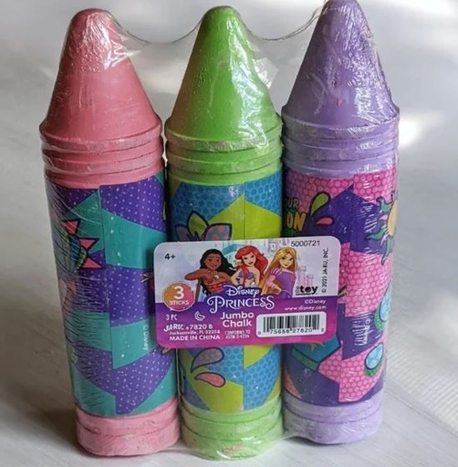 [JU7820] Lapiz Grande de Tiza de Disney  Set de 3Unid  4a+ / Surtido 2 -  Se venden por separado