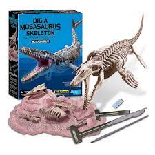 [4M3457] Cava y Arma Tu Fosil de Mosasaurus Kidz Labs 8a+