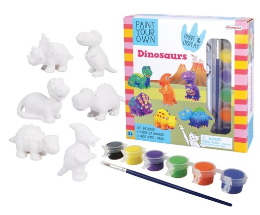 [CMDIY468] Set para Pintar de  Dinosaurios 3a+