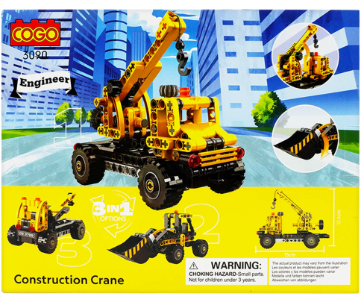 [CO3090] Cogo - Grúa de Construcción 3en1 235Pzs 6a+