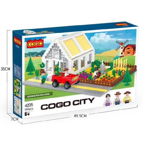 [CO4205] Casa Granja Armable 590 Pzs 6a+