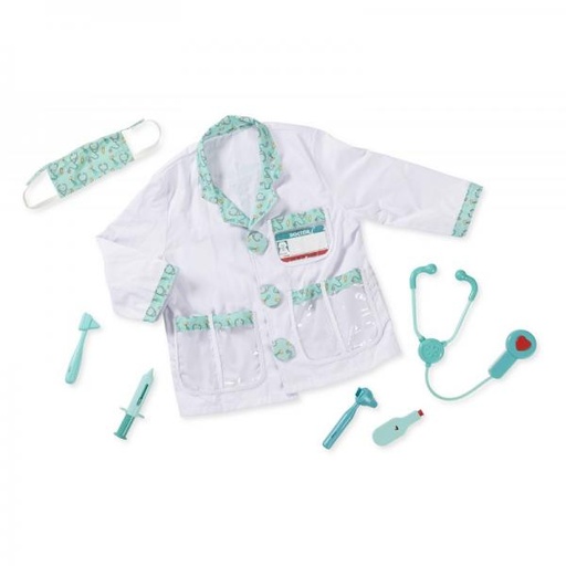 [MD14839] Disfraz de Médico con Accesorios 3-6a+