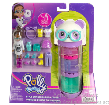 [MTHKW04] Polly Pocket con Tubo de Modas 4a+ ( ( Surtido de 2 Se venden por Separado )