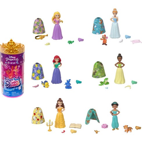 [MTHMB69] Muñecas color Reveal Princesas Disney 3a+ ( Surtido de 6 Se venden por Separado )
